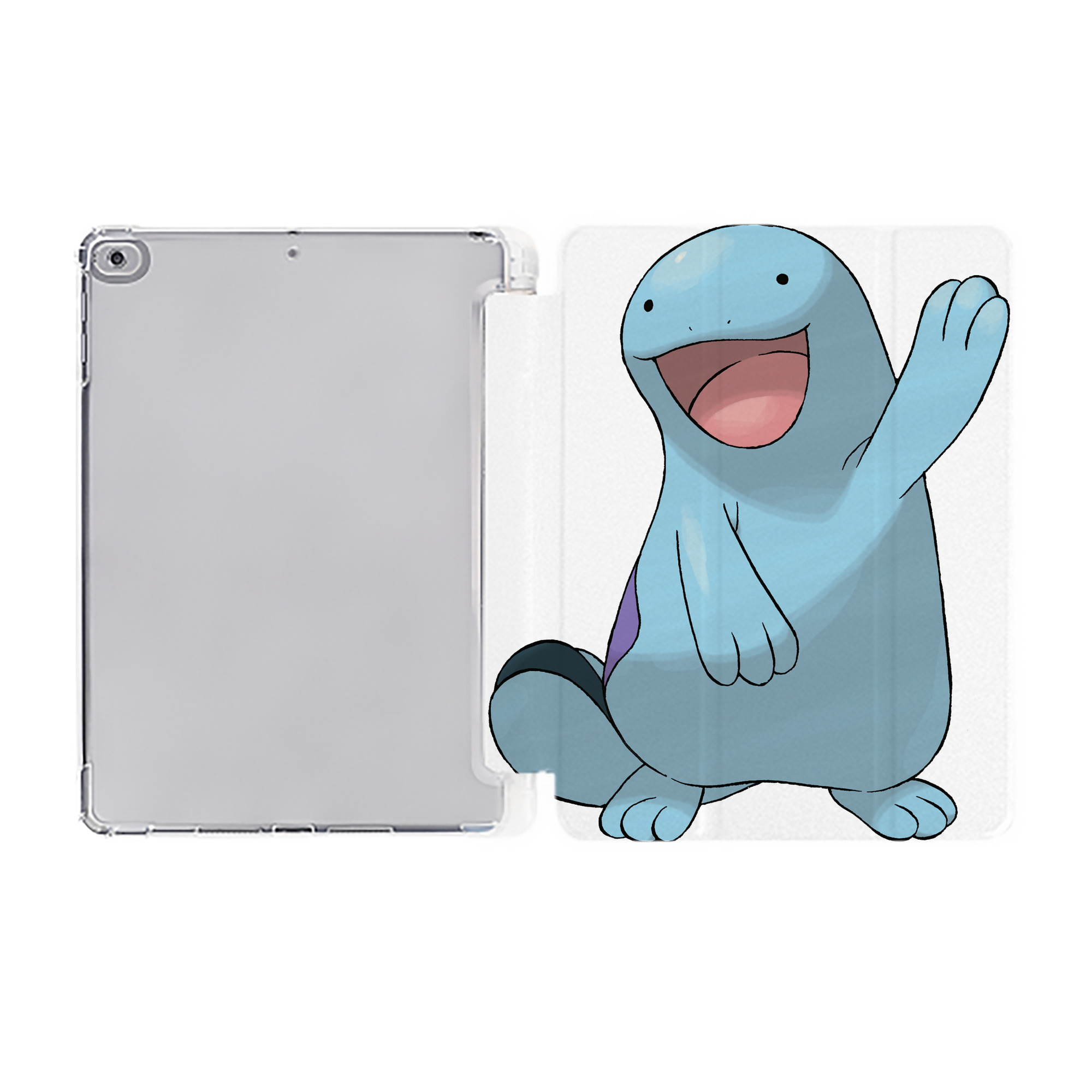 （画像用） ポケットモンスター Pokémon IPad ケース ペン収納付き 三つ折りスタンド PUレザー×シリコン 対応機種9.5/10.5/10.9インチ